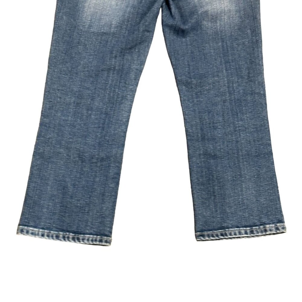 Miss Me 27 Capri Blue Jeans Fluer De Lis Embroidered Bling Distressed JP5455P - Picture 10 of 16